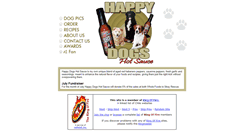 Desktop Screenshot of happydogshotsauce.net